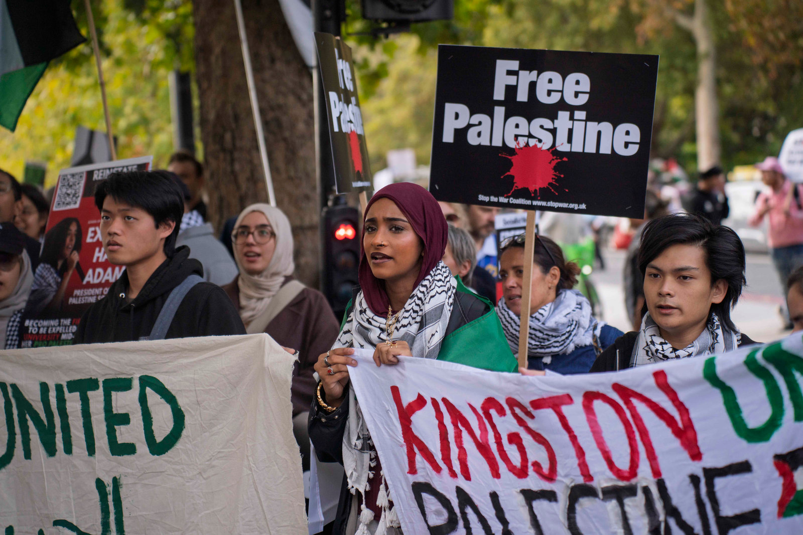 National March for Palestine — photograph by Habip Koçak